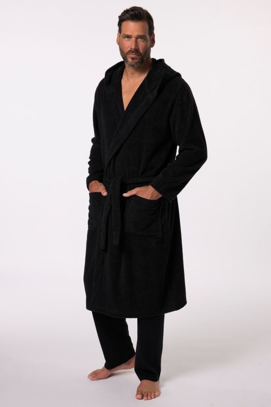 Peignoir en éponge JP 1880. Collection Homewear. Capuche – jusqu'au 8&nbsp;XL
