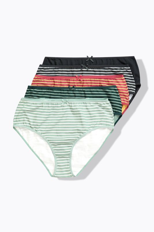 Culottes midi rayées. Lot de 5