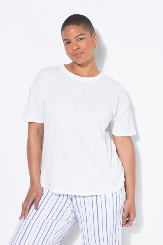 T-shirt coupe Classic Shape, bordure fantaisie