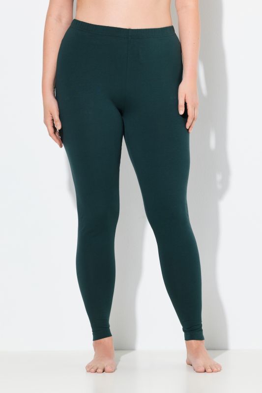 Legging en coton avec taille élastique, coupe Slim
