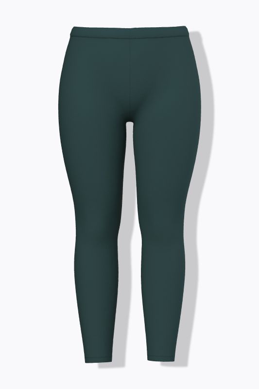 Legging en coton avec taille élastique, coupe Slim