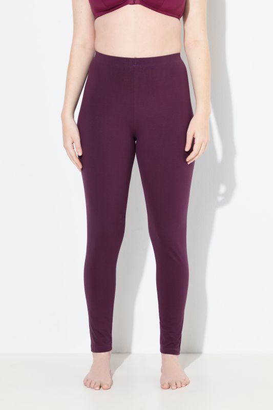 Legging en coton avec taille élastique, coupe Slim