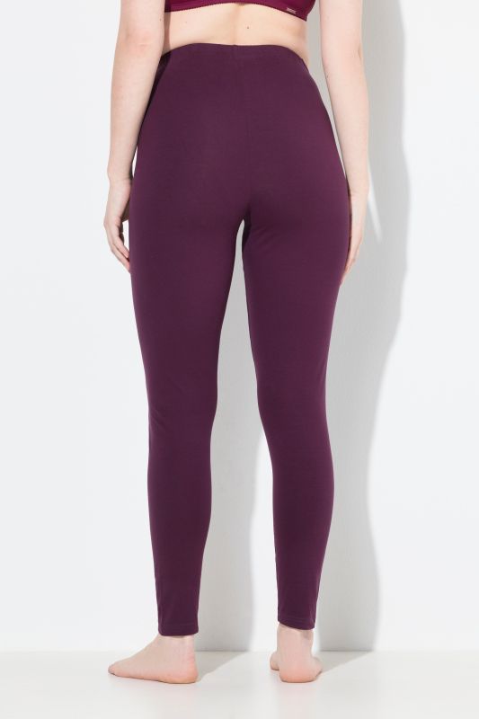 Legging en coton avec taille élastique, coupe Slim