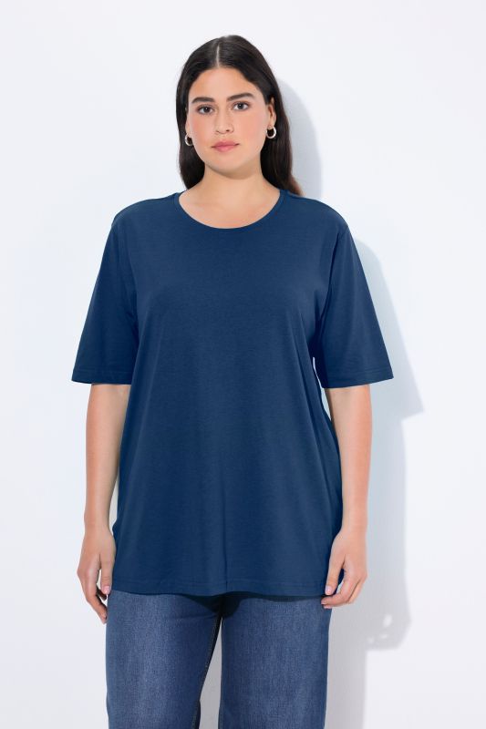 T-shirt coupe Relaxed Fit, col rond et manches courtes