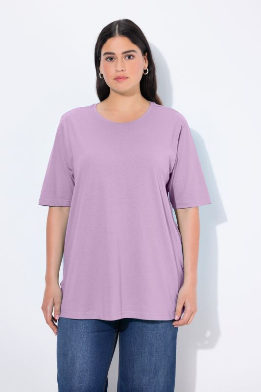 T-shirt coupe Relaxed Fit, col rond et manches courtes