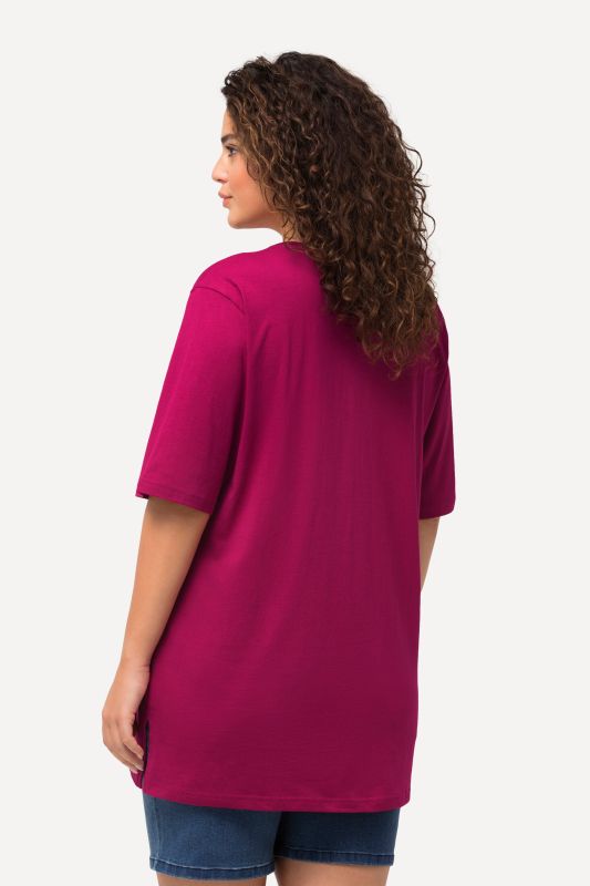 T-shirt coupe Relaxed Fit, col rond et manches courtes