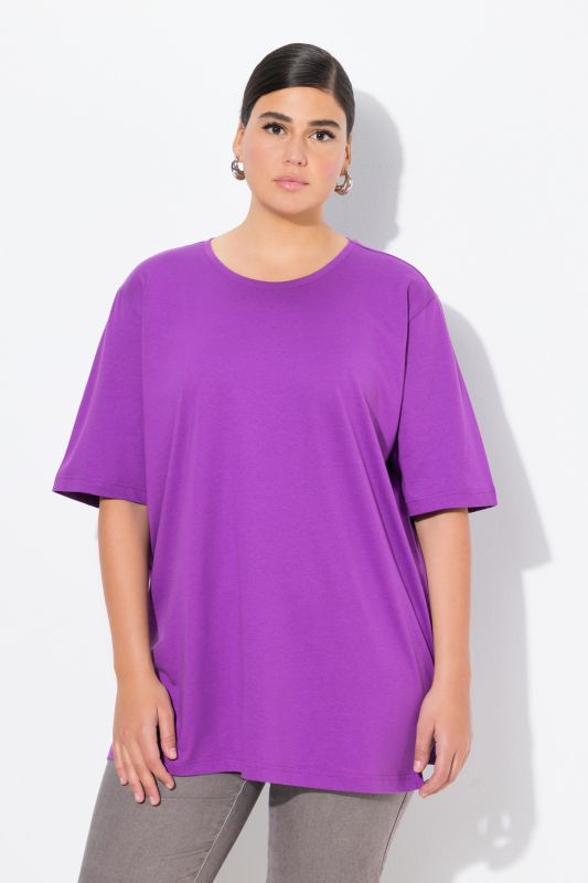 T-shirt coupe Relaxed Fit, col rond et manches courtes