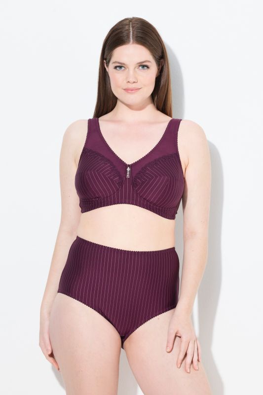 Soutien-gorge de maintien sans armatures, pendentif en strass - bonnet C-G