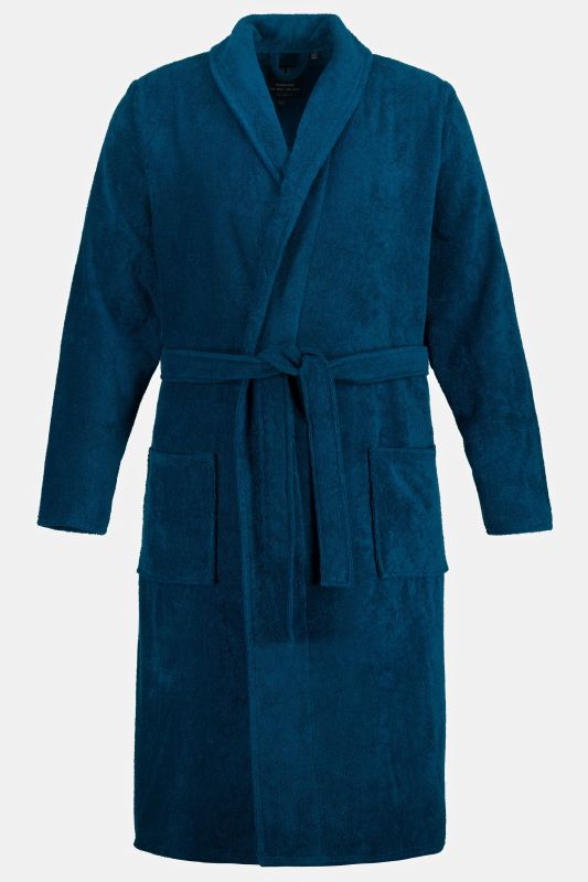 Peignoir collection Homewear. Col châle, tissu éponge - jusqu'au 8XL