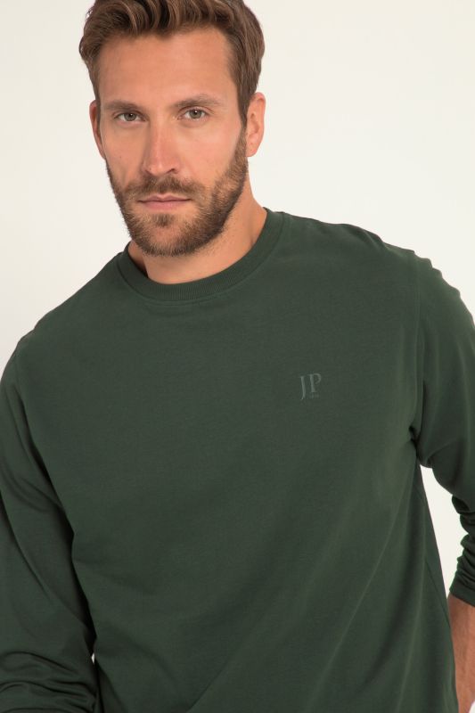 T-shirt JP 1880 à manches longues, coupe Basic - jusqu'au 8 XL