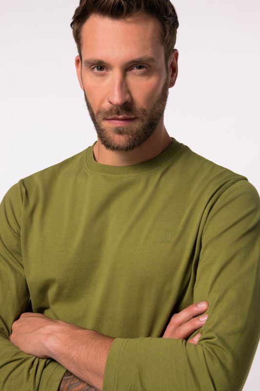 T-shirt JP 1880 à manches longues, coupe Basic - jusqu'au 8 XL
