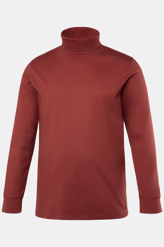 T-shirt à col roulé JP 1880, collection Basic, tissu jersey et manches longues