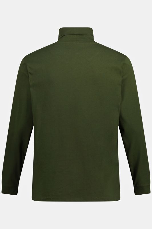 T-shirt à col roulé JP 1880, collection Basic, tissu jersey et manches longues