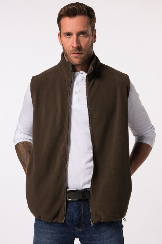 Gilet en polaire Outdoor, col montant - jusqu'au 8 XL