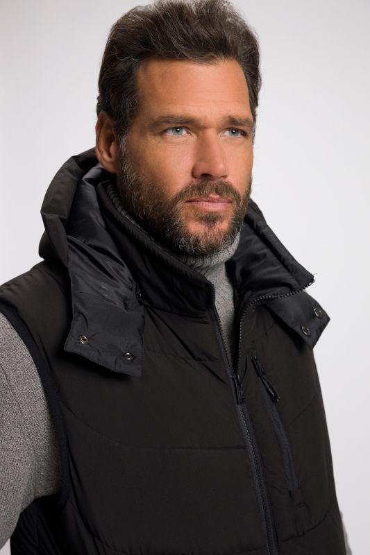 Gilet matelassé à capuche et rembourrage DownTouch