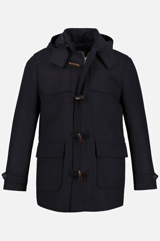 Duffle-coat déperlant avec boutons ovales, jusqu'au 8 XL