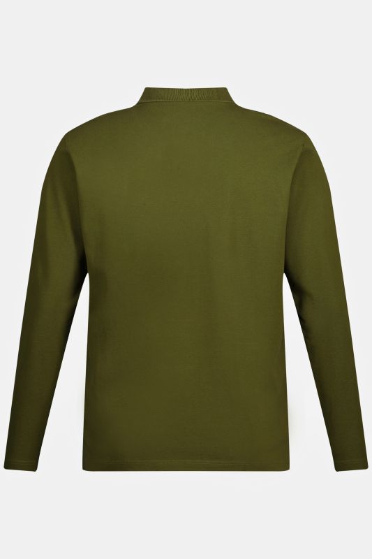 Polo Jp 1880 Basic à manches longues, en maille piquée – jusqu'au 8 XL