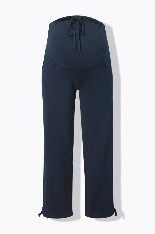 Pantalon en molleton Bellieva, ceinture extra-large, coton bio