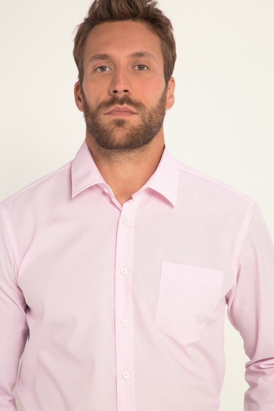 Chemise infroissable, style Business, col Kent et manches longues, coupe Comfort Fit - jusqu'au 8XL