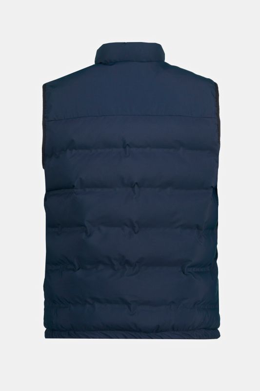 Gilet matelassé sans manches, outdoor, col montant, zip, poches