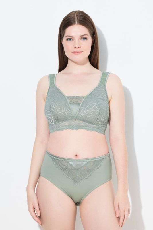 Bralette en dentelle, sans armatures. Bonnet B-F.