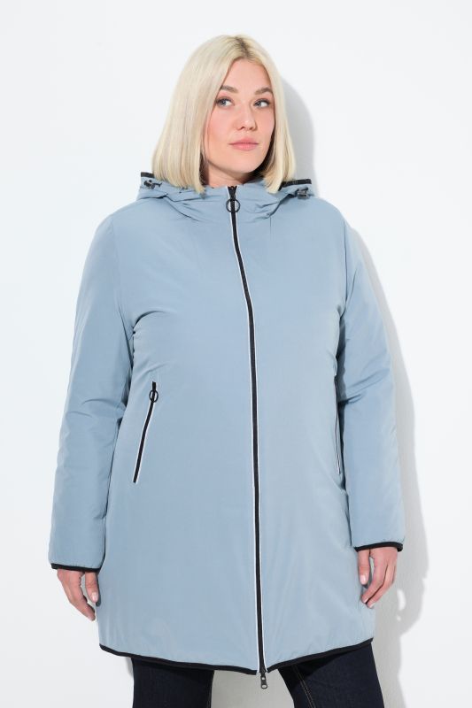 Veste matelassée réversible HYPRAR, élément réfléchissant, fermeture Éclair à double sens
