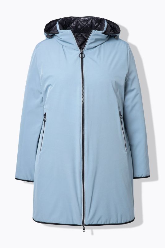 Veste matelassée réversible HYPRAR, élément réfléchissant, fermeture Éclair à double sens