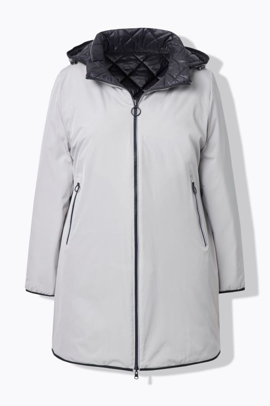 Veste matelassée réversible HYPRAR, élément réfléchissant, fermeture Éclair à double sens
