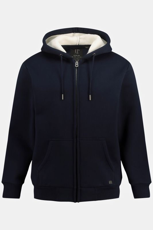 Veste à capuche JP 1880, collection Outdoor. Veste en molleton avec doublure en polaire bouclée. Fermeture à glissière. Jusqu'au 8 XL.