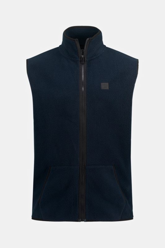 Gilet en polaire, col montant et poche kangourou, coupe ventre confort - jusqu'au 8 XL
