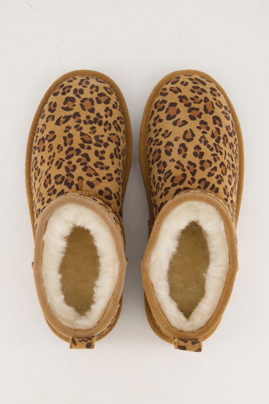 Boots en peau d'agneau Axelda, matière déperlante, largeur H