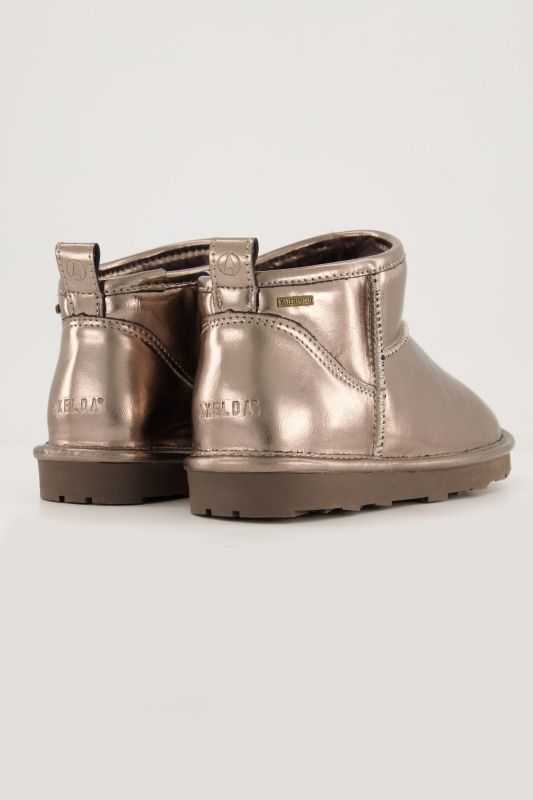 Boots en peau d'agneau Axelda, matière déperlante, largeur H