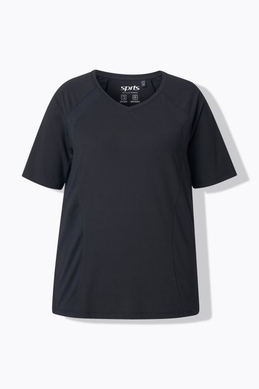 T-shirt technique, à séchage rapide, col V, manches courtes