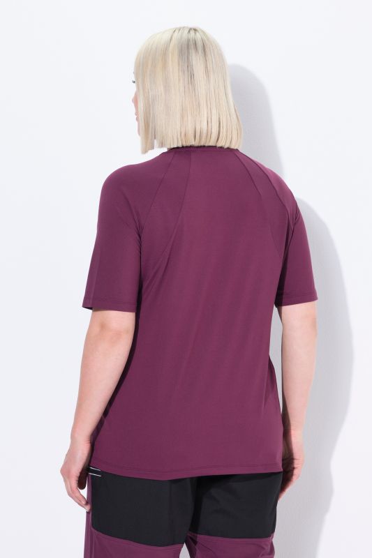 T-shirt technique, à séchage rapide, col V, manches courtes