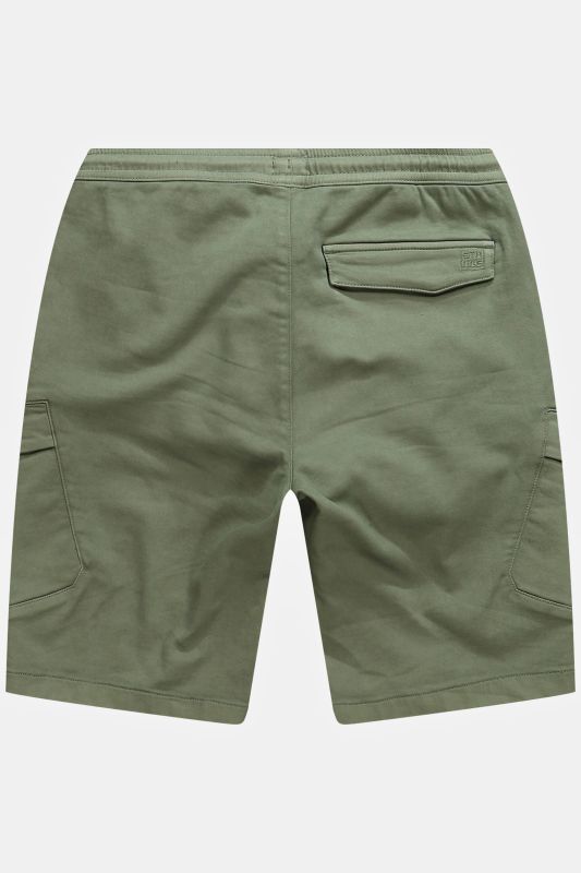 Bermuda cargo STHUGE avec technologie FLEXLASTIC®. Taille élastique. Jusqu'au 8XL.
