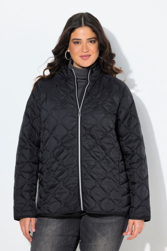Veste matelassée légère HYPRAR, modèle imperméable. Matière recyclée, coupe trapèze.