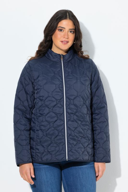 Veste matelassée légère HYPRAR, modèle imperméable. Matière recyclée, coupe trapèze.