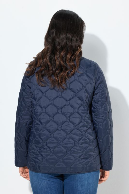 Veste matelassée légère HYPRAR, modèle imperméable. Matière recyclée, coupe trapèze.