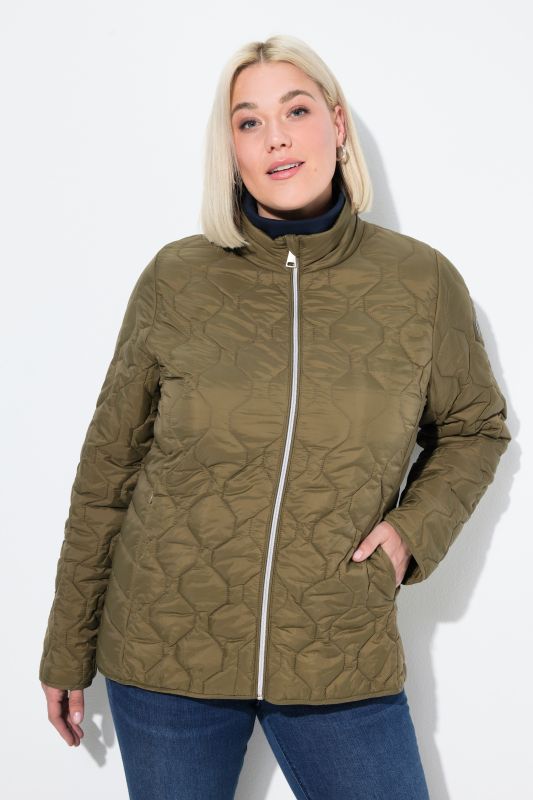 Veste matelassée légère HYPRAR, modèle imperméable. Matière recyclée, coupe trapèze.