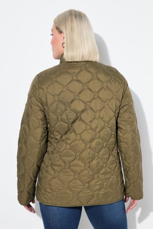 Veste matelassée légère HYPRAR, modèle imperméable. Matière recyclée, coupe trapèze.