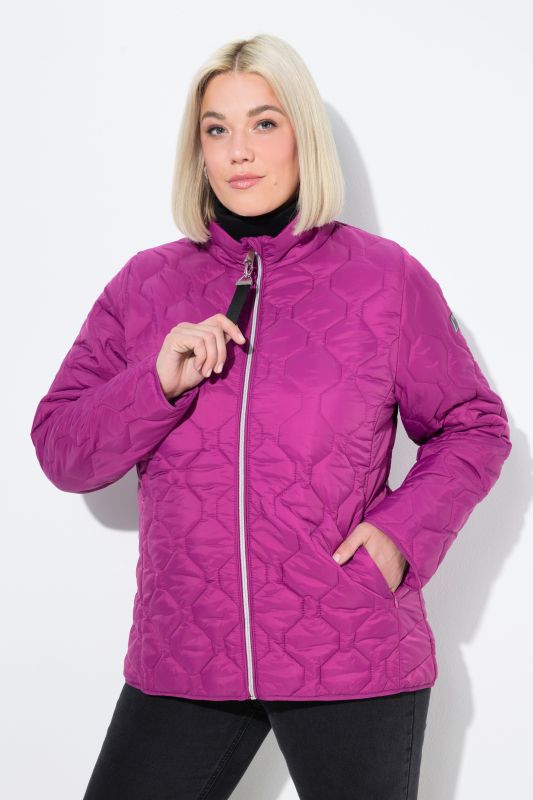 Veste matelassée légère HYPRAR, modèle imperméable. Matière recyclée, coupe trapèze.