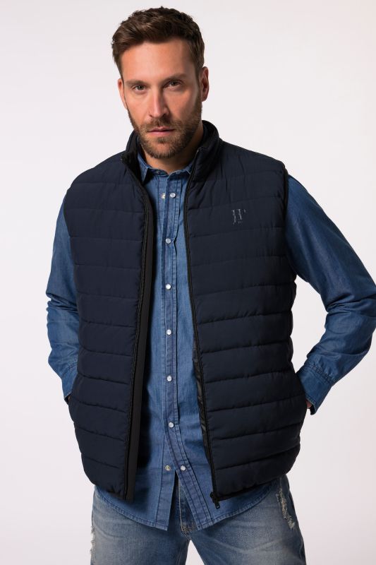 Gilet matelassé JP 1880, duvet technique, col montant - jusqu'au 8&nbsp;XL