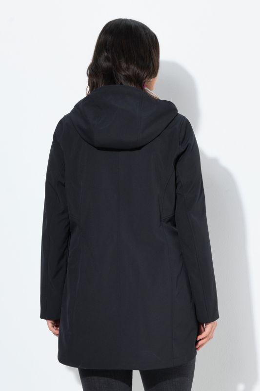 Veste Softshell HYPRAR déperlante, doublure en polaire et capuche
