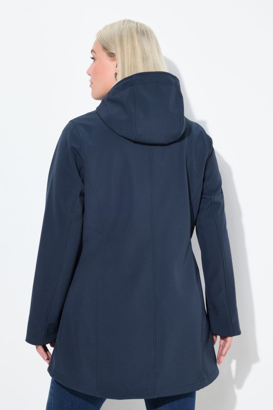 Veste Softshell HYPRAR déperlante, doublure en polaire et capuche