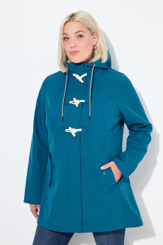 Veste Softshell HYPRAR déperlante, doublure en polaire et capuche