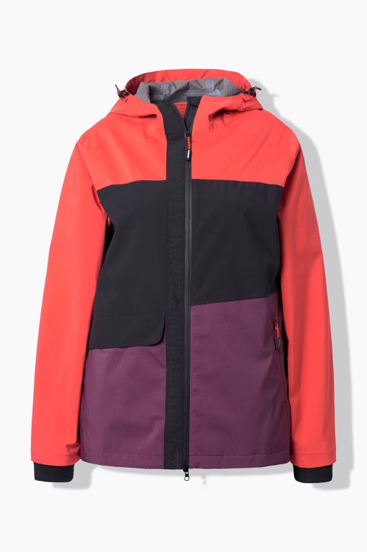 Veste technique HYPRAR à capuche, matière imperméable, fermeture à glissière à double sens