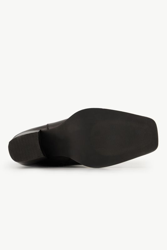 Bottes en cuir tige XXXL, empiècement élastique -largeur H