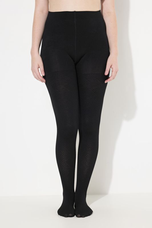 Collants en polaire thermique, avec motif