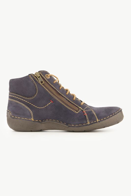 Chaussures en cuir à lacets Josef Seibel, semelle de propreté amovible - largeur H