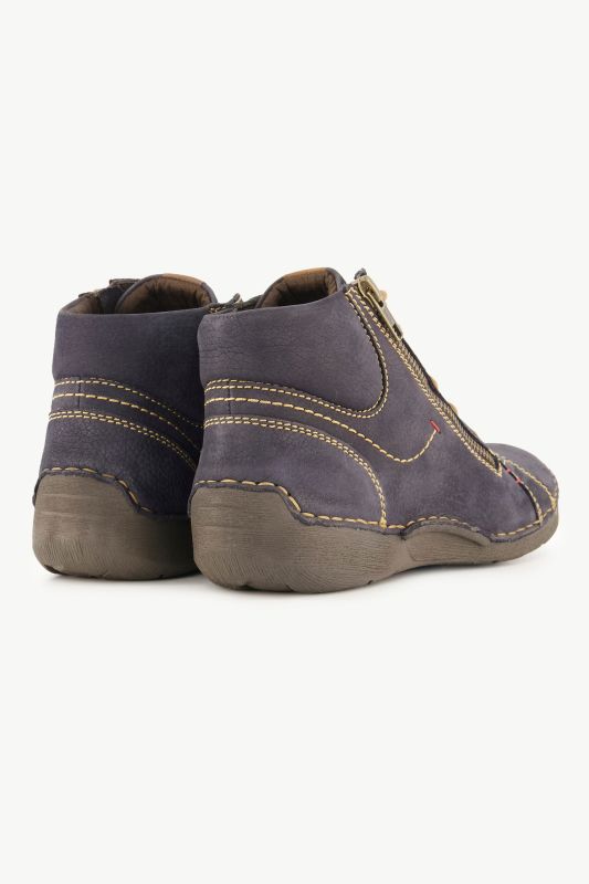 Chaussures en cuir à lacets Josef Seibel, semelle de propreté amovible - largeur H